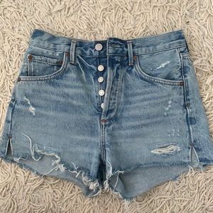 AGOLDE Parker jean shorts NWT